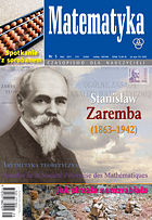 okładka czasopisma Matematyka nr 5 maj 2011 (373)