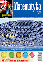 okładka czasopisma Matematyka nr 4 kwiecień 2014 (405)